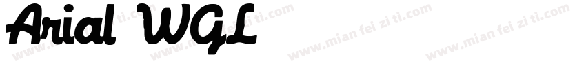 Arial WGL字体转换
